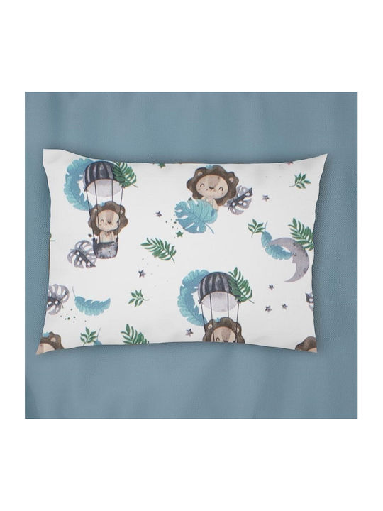 Dimcol Kids Cotton Pillowcase 50x70cm Green