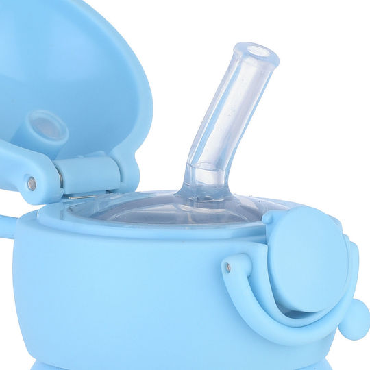 Estia Wonder Bottle Save the Aegean Kids Water Bottle Thermos Stainless Steel with Straw Non Spill Ocean Play 350ml