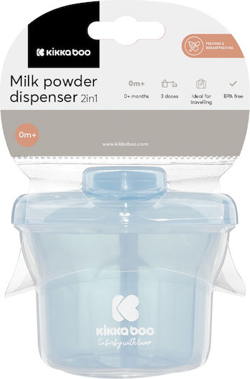Kikka Boo Milk Powder Doser for 3 Food Servings Blue Simple 1pcs