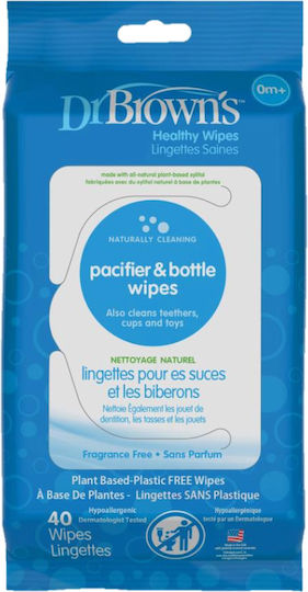 Dr. Brown's for Baby Bottles Bottle Cleaning Wipes 40pcs