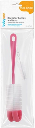 Babyono Reinigungsbürste für Babyflaschen Rosa 3Stück