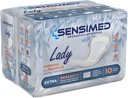 Sensimed Σερβιέτες Ακράτειας Lady Giga Pack 120τμχ Extra