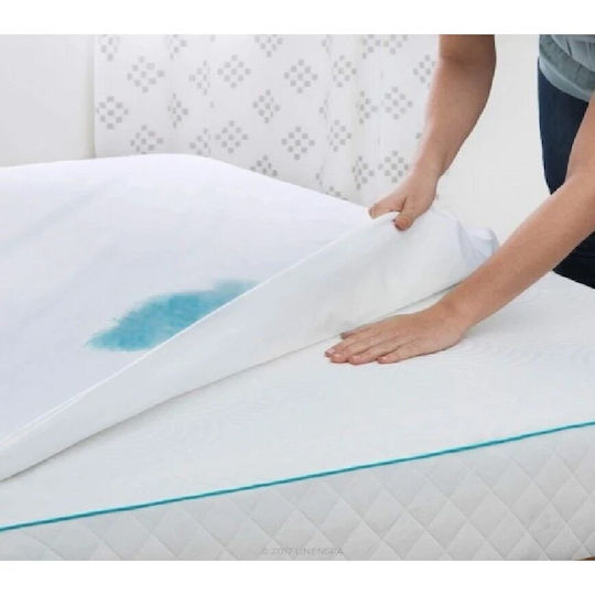 Kotonia Home Impermeabil Protecție saltea pentru bebeluși Alb Bumbac cu bordură 60x120buc
