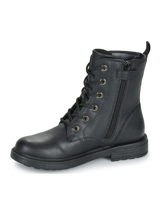J Eclair Kids Boots with Zipper Black
