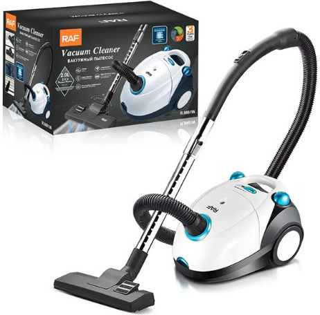 Raf R.8661W Vacuum Cleaner 1200W Bagged 2lt White