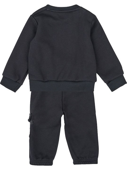 Set Trening Pentru Copii Negru 2 Bucăți Essentials