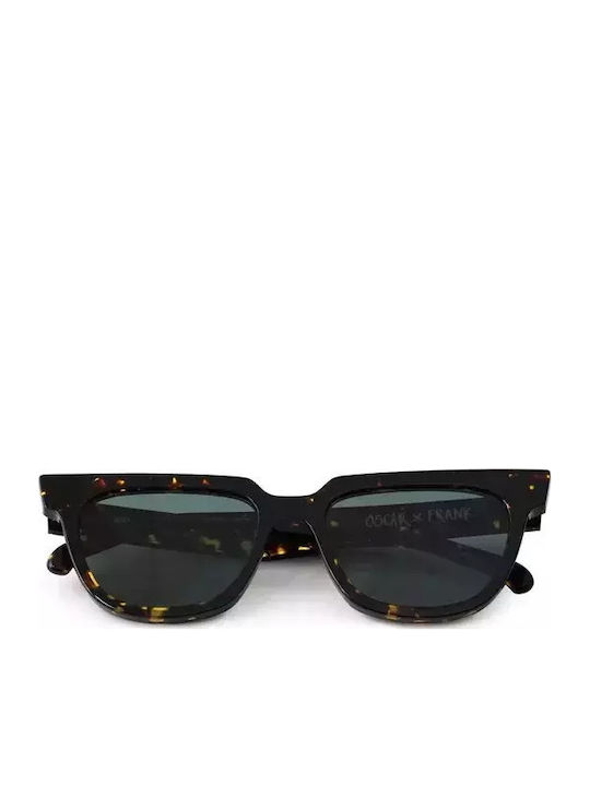 Oscar & Frank Sunglasses Brown with Acetate Frame & Green Lens Oscar & Frank Sunglasses Brown with Acetate Frame & Green Lens