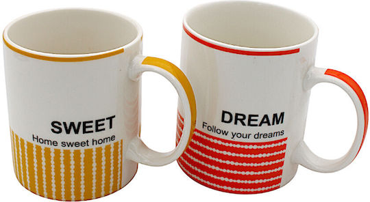Sweet Dream Cană Ceramică Galbenă 2buc