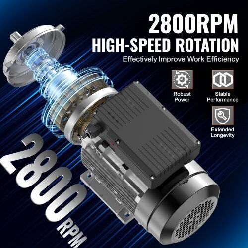 Vevor Ηλεκτροκινητήρας 3hp Μέγιστων Στροφών 2800rpm
