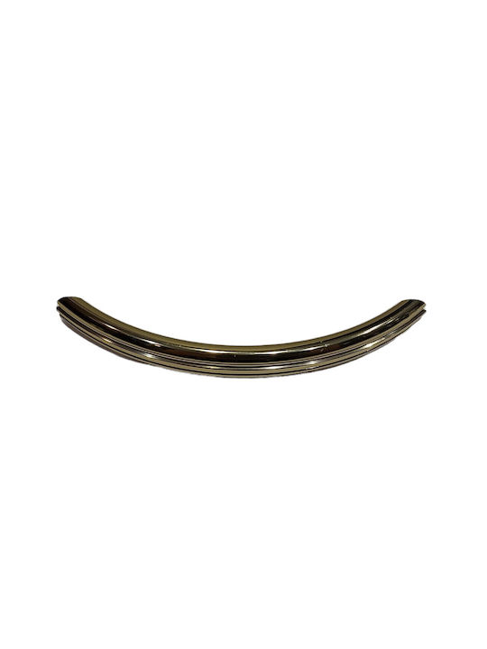 Italian Brass Furniture Handle Eureka 11083-096-may Gold Glossy Size 9.6cm