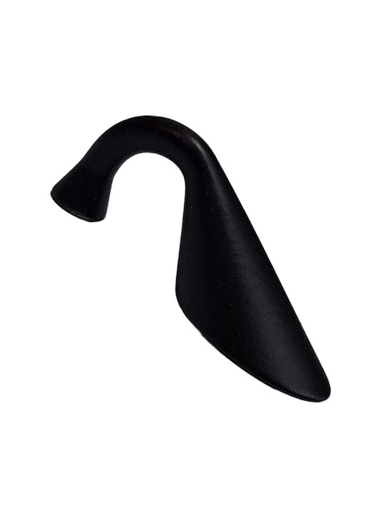 Italienischer Möbelgriff Eureka 11649-032-10c1 Maße 3,2cm Schwarz-matt