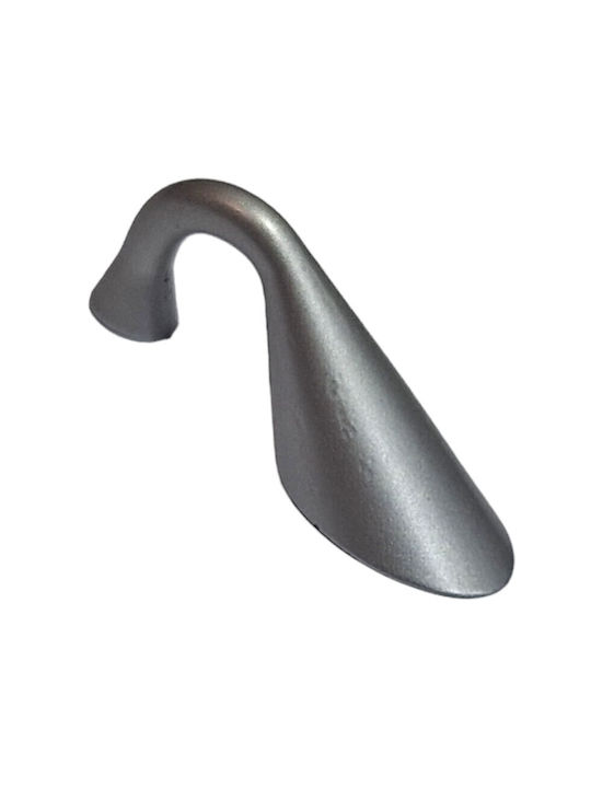 Ιταλική Λαβή Επίπλου Eureka 0474-032-10c1 Διάσταση 3,2cm Χρωμιο-ματ