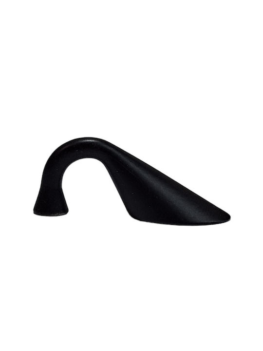 Italienischer Möbelgriff Eureka 11649-032-10c1 Maße 3,2cm Schwarz-matt