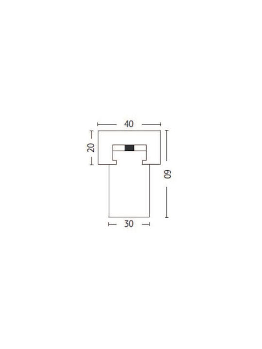 Front Door Handle Best 13c Slanted Aluminum Black Total Length 600mm