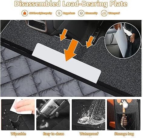 Protection Pet Transport Dogs Cats Waterproof Husă de scaun Accesorii Auto pentru Câini