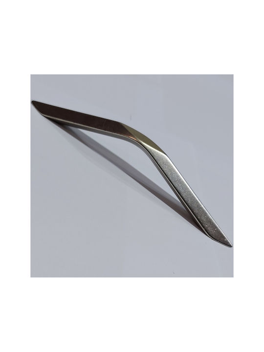 Italian Furniture Handle Eureka 11727-096-roz1 Matte Nickel Size 9.6cm