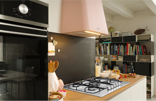 Franke Smart FHSM 755 4G DC XS Εστία Υγραερίου Αυτόνομη Inox 73x51εκ. Ασημί