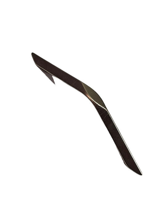 Italian Furniture Handle Eureka 11727-096-roz1 Matte Nickel Size 9.6cm