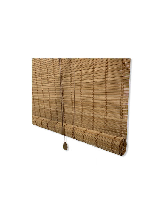 Bamboo Roll-up Blinds Mechanism Brown Melly 80 Percent Real Bamboo Bamboo Roll-up Blinds Mechanism Brown Melly 80 Percent Real Bamboo