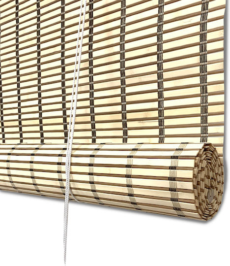 Στόρι Μπαμπου Μηχανισμό Roll-up Δίχρωμο 80% Real Bamboo