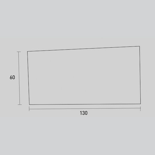 Καθρέπτης Led Probagno 963am 130x60