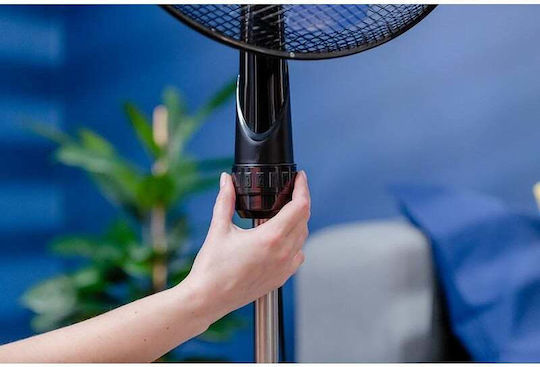 Zelmer ZSF1410 Ανεμιστήρας Ορθοστάτης 50W Διαμέτρου 40cm Μαύρος