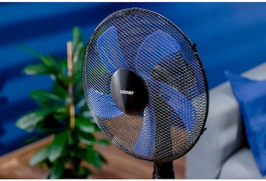 Zelmer ZSF1410 Ανεμιστήρας Ορθοστάτης 50W Διαμέτρου 40cm Μαύρος