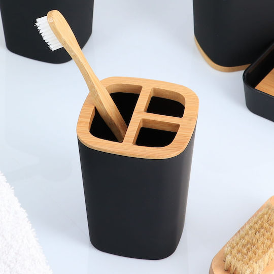 Cupa Ei De Birou Din Plastic Neagră Neagră Cu Cutii