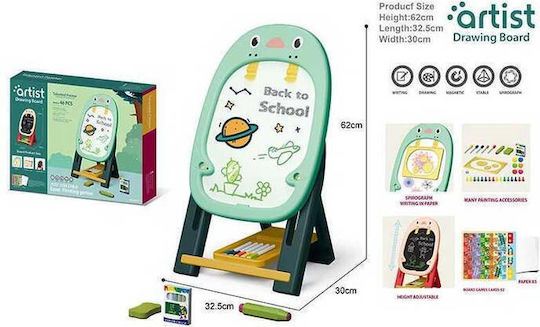 Kinder Tafel Beschriftungstafel Beidseitig Boden 62x32,5x30cm