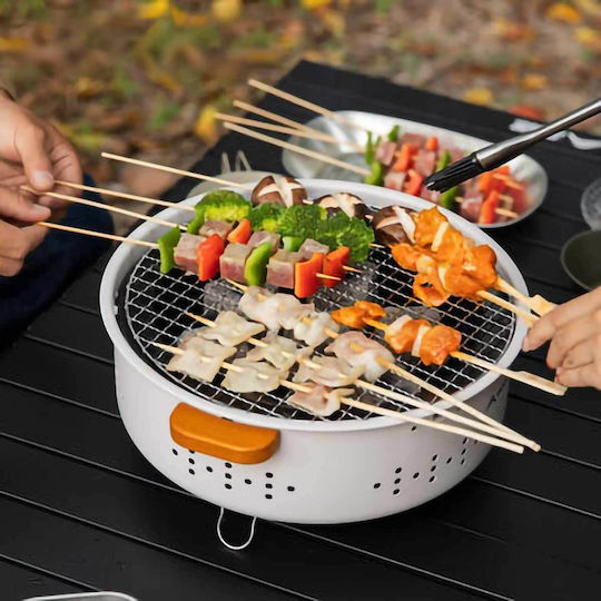 Uncle George Stainless steel Portable Charcoal Grill 31cmx31cm