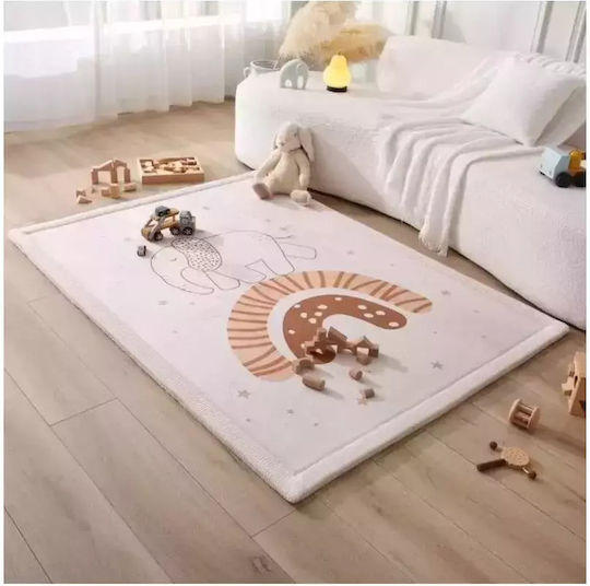 Hakuna Matte Παιδικό Χαλί Μπεζ 120x170cm Πάχους 25mm