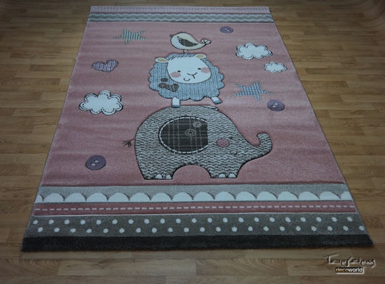 Tzikas Carpets Παιδικό Χαλί Ροζ 133x190cm