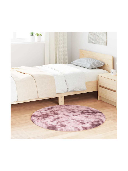 vidaXL Χειροποίητο Παιδικό Χαλί Ροζ 100x100cm
