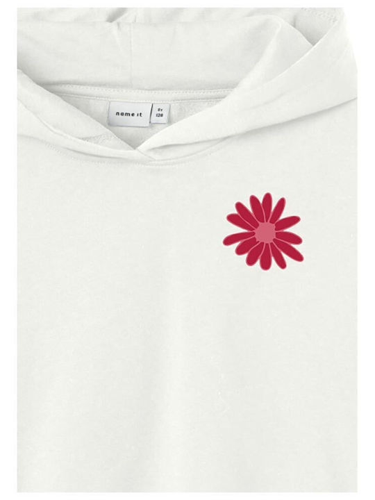 Kinder-Sweatshirt mit Kapuze Cloud Dancer