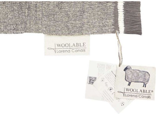Lorena Canals Steppe Sheep Детско килимче Вълнено Grey 170x240см