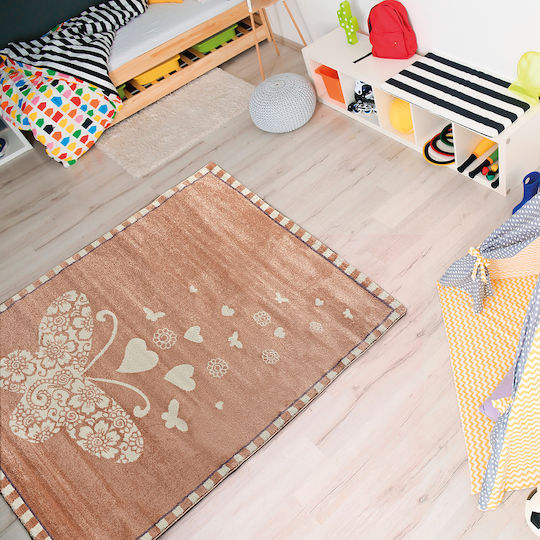Beauty Home Kids Synthetic Rug Yolo Art 9582 133x190cm 12mm Somon