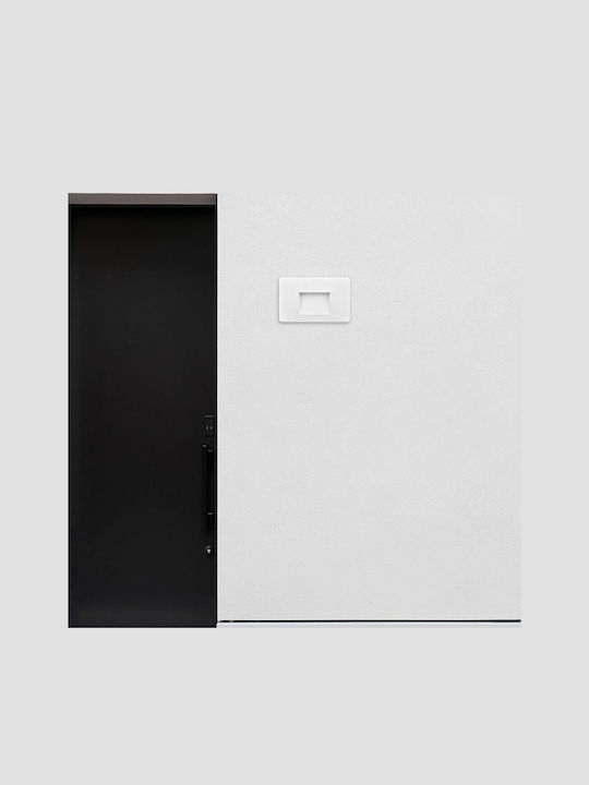 Braytron Επιτοίχια Εξωτερική Πλαφονιέρα LED IP65 3W με Θερμό Λευκό Φως 8.5x13.4x13εκ.