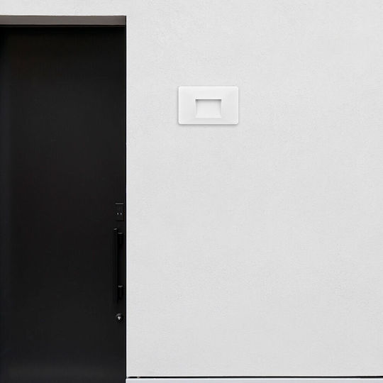 Braytron Стенен Външен Плафон LED IP65 3W с Топло бяло Светлина 8.5x13.4x13εκ.