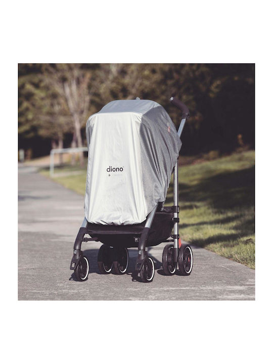 Diono Plasă de țânțari Coș de cumpărături Sun and Insect Net Din tul 40311 cu elastic Gri