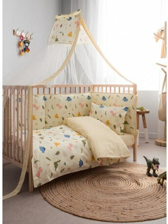Vesta Home Plasă de țânțari Pentru Patut Jurassic Din tul 000008215 Bej 490x180cm