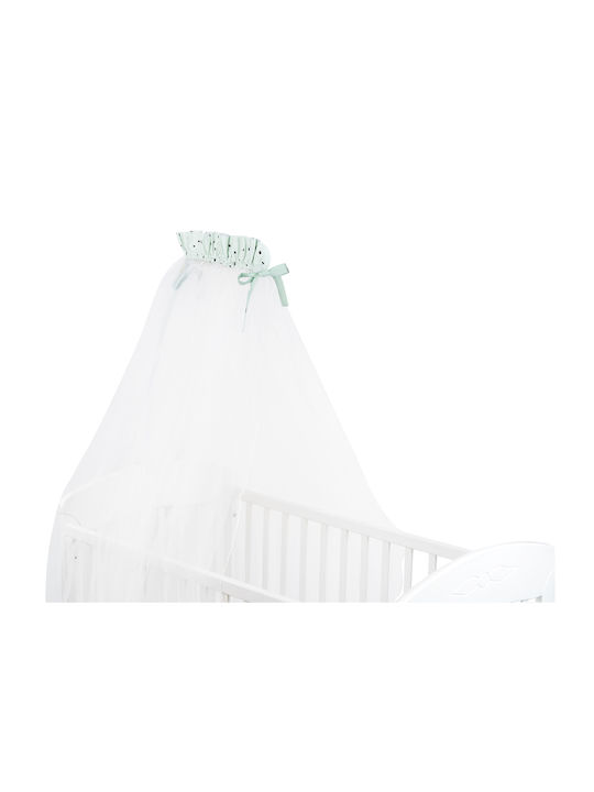Kikka Boo Mosquito Net Crib Bear With Me Tulle 41140000020 Green 480x200x200cm