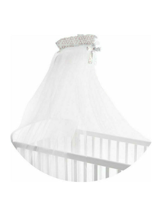 Kikka Boo Kissable Crib Mosquito Net Day in Paris with Pink Tulles 540x540x200cm