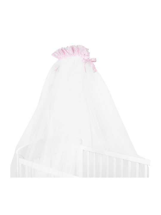 Kikka Boo Kissable Crib Mosquito Net Day in Paris with Pink Tulles 540x540x200cm