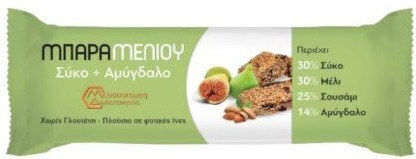 Melissokomiki Dodekanisou Sesame Seed Candy Melekouni Rhodes Fig & Almond Sugar Free 30gr