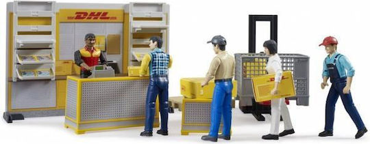 Bruder Κατάστημα DHL με Υπάλληλο για 4+ Ετών