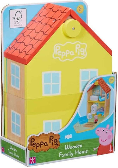Giochi Preziosi Το Ξύλινο Σπίτι της Peppa Peppa Pig για 2+ Ετών (Διάφορα Σχέδια)