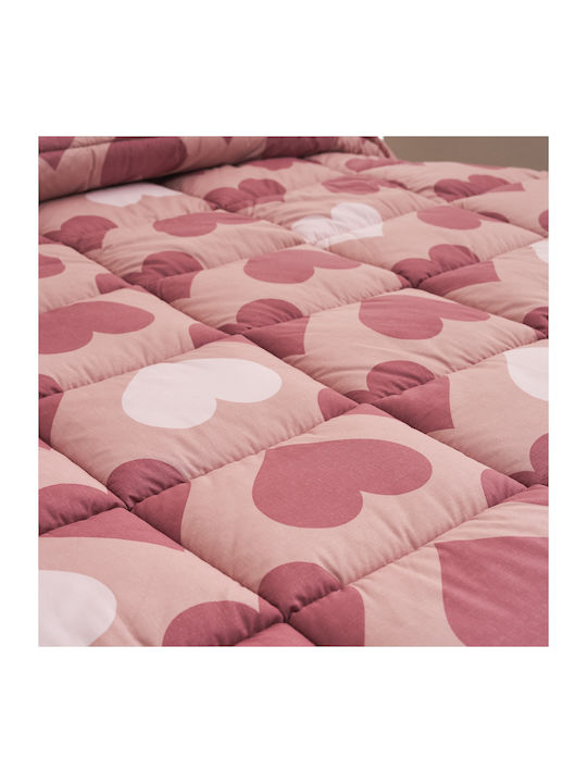 Charalambidis Textiles Duvet Cover Single 160x240 Salonica Red