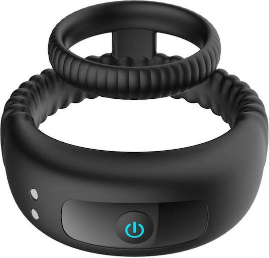 Sling Style Dual Ring Vibrating Cock Ring