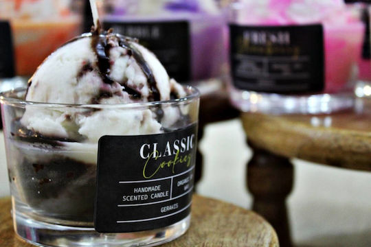 Gerakis Aromatic Soy Candle in Jar with Cookies Perfume 8.2x5.8cm