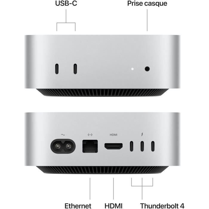 ミニPC Mac mini M4 10CPU10GPU(Late 2024)256 SSD Apple Mac Mini (2024) (M4 10 nuclee/16GB/256GB SSD/MacOS) 10-Core